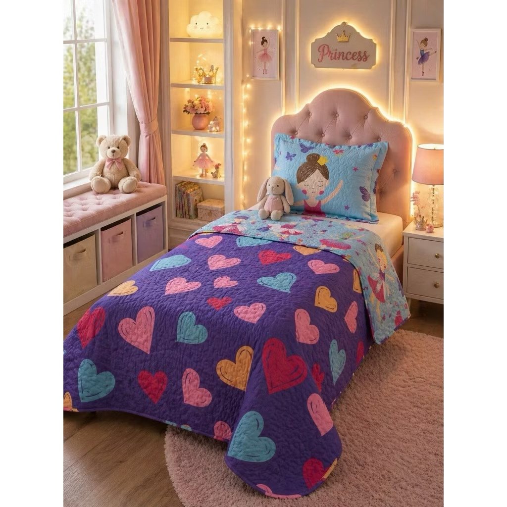 Cobre leito dupla face infantil